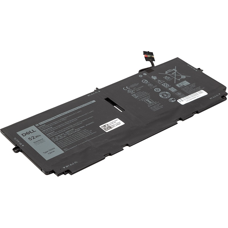 Акумулятор DELL XPS 13 9300 722KK 7.6V 6500mAh original (NB441983) Тип оригінальний