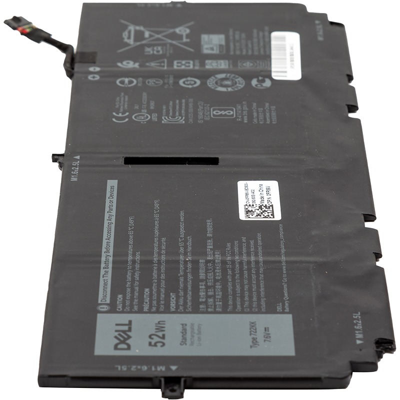 Акумулятор DELL XPS 13 9300 722KK 7.6V 6500mAh original (NB441983) Тип акумулятора Li-ion