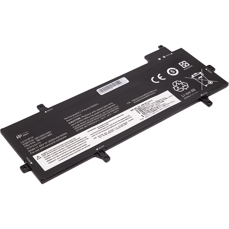 Аккумулятор POWERPLANT для ноутбуков LENOVO ThinkPad Z13 Gen 1 (L21C3P72) (NB482771) Тип совместимый