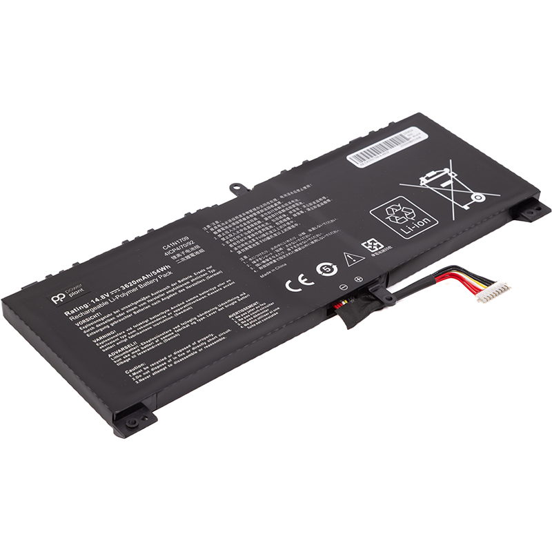 Акумулятор для ноутбуків ASUS ROG Strix SCAR Edition GL503VS C41N1709 14.8V 3620mAh (NB432370) Тип сумісний
