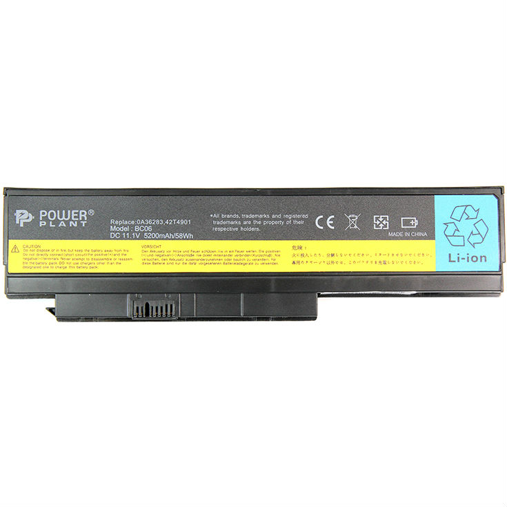 Акумулятор POWERPLANT для ноутбука LENOVO X230 (0A36281) 11.1 V 5200mAh (NB480180)