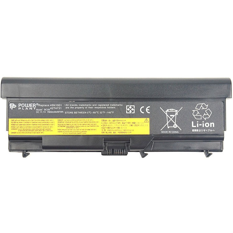 Акумулятор POWERPLANT для ноутбука LENOVO T430 (42T4733, LOT430LP) 11.1 V 7800mAh (NB480364)