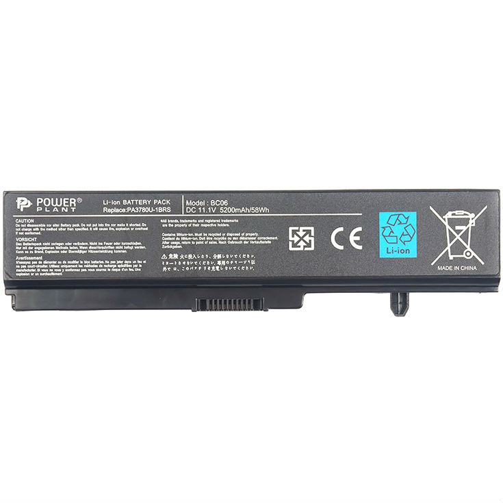 

Аккумулятор POWERPLANT для ноутбука TOSHIBA T130 (TA3780LH) 11.1V 5200mAh (NB510177), TOSHIBA T130 (TA3780LH) 11.1V 5200mAh