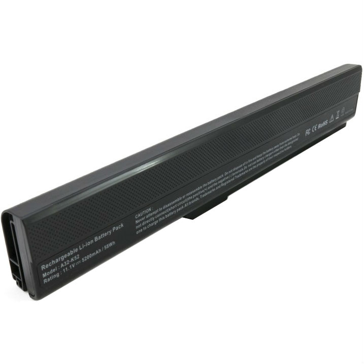 Акумулятор EXTRADIGITAL для ноутбуків Asus K52 (A32-K52) 11.1 V 5200 mAh (BNA3922)