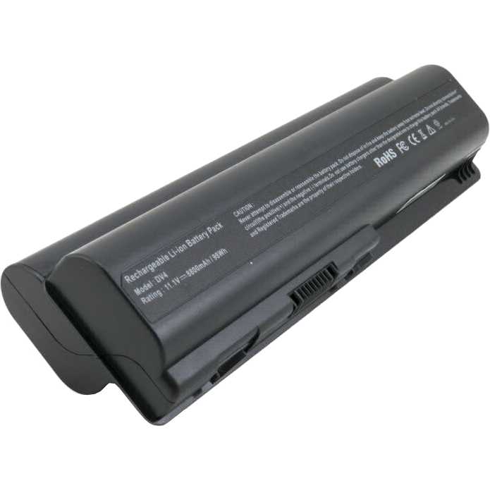 Аккумулятор EXTRADIGITAL для ноутбуков HP Pavilion DV4 HSTNN-DB73 11.1 V 8800 mAh (BNH3945) Тип аккумулятора Li-ion