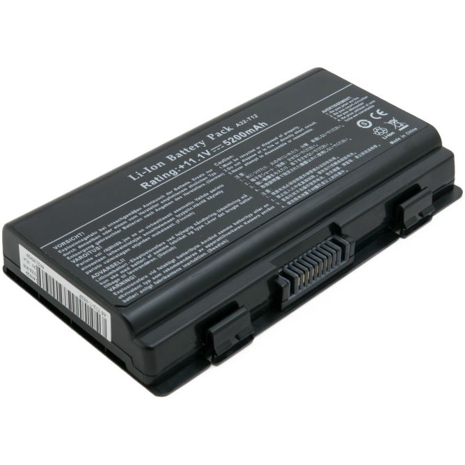 Аккумулятор EXTRADIGITAL для ноутбуков Asus X51 (A32-T12) 11.1V 5200mAh (BNA3972) Тип аккумулятора Li-ion