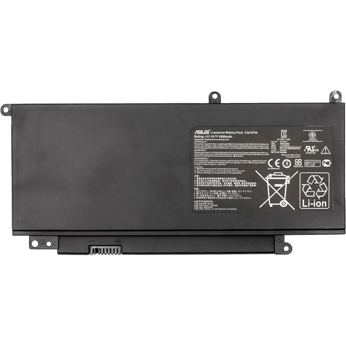 

Аккумулятор POWERPLANT для ноутбуков ASUS N750 Series (C32-N750) (NB431045), ASUS N750 Series (C32-N750) (NB431045)