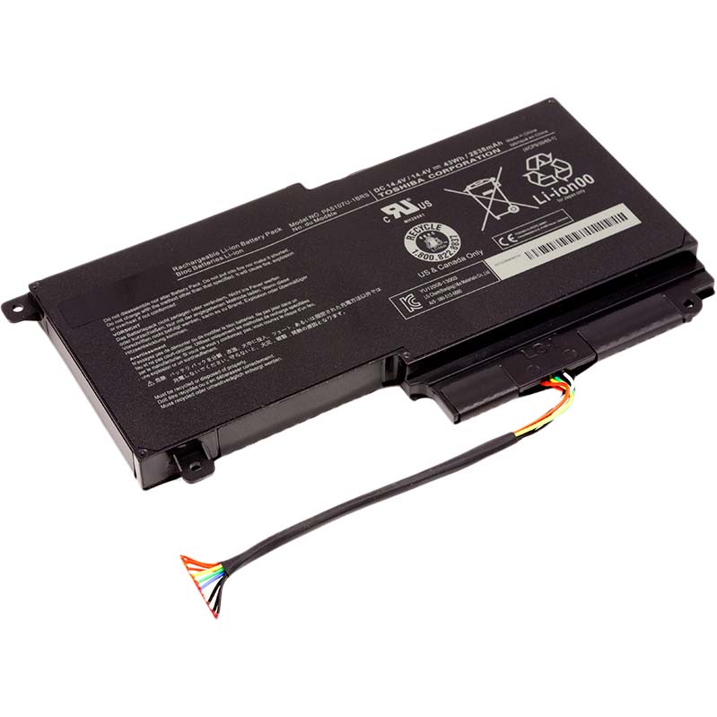 Акумулятор TOSHIBA для ноутбуків TOSHIBA Satellite L55 PA5107U-1BRS/TA5107P9 14.4 V 2838mAh (NB510269) Тип оригінальний