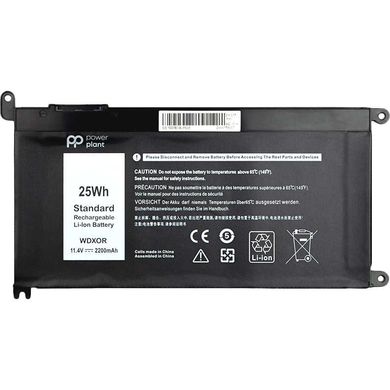 Аккумулятор PowerPlant для ноутбуков DELL Inspiron 17-5770 (T2JX4) 11.4V 2200mAh (NB441068)