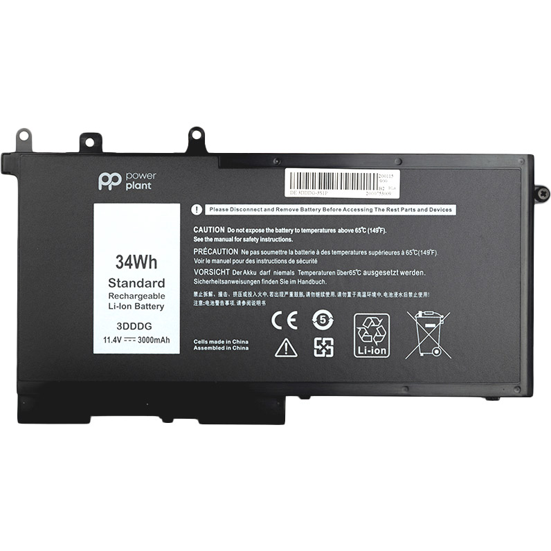 

Аккумулятор PowerPlant для ноутбуков DELL Latitude E5580 (3DDDG) 11.4V 3000mAh (NB441259), DELL Latitude E5580 (3DDDG) 3000mAh (NB441259)