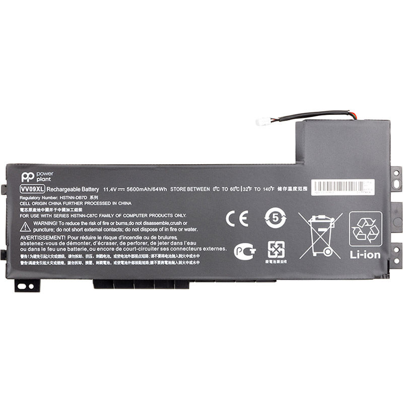 Акумулятор PowerPlant для ноутбуків HP ZBook 15 G3 (VV09XL) 11.4 V 5600mAh (NB461400)