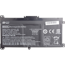 Акумулятор PowerPlant для ноутбуків HP Pavilion X360 14-BA (BK03XL, HSTNN-LB7S) 11.55 V 3400mAh (NB461493)