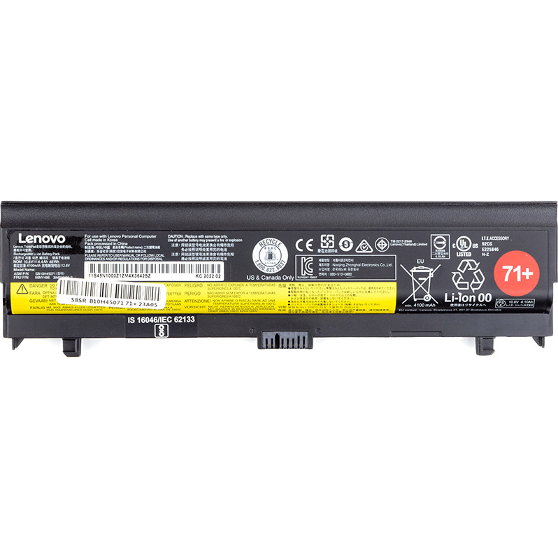 Акумулятор для ноутбуків Lenovo ThinkPad L560 (B10H45071/71+) 10.8V 4400mAh (NB481224)