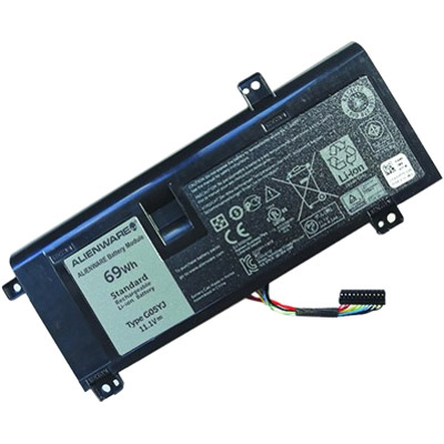 Акумулятор POWERPLANT Dell Alienware 14 Series (8X70T) 11.1V 6216mAh (original) (NB441594)