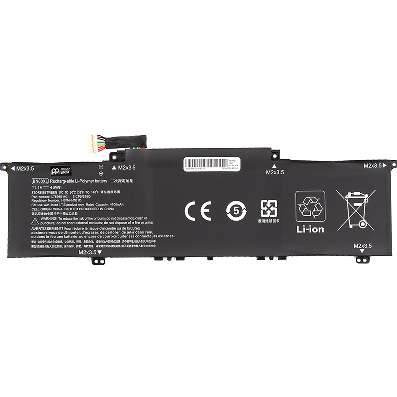 Акумулятор для ноутбуків POWERPLANT для HP ENVY x360 15 2020 (BN03XL) 11.1V 4100mAh (NB462209)