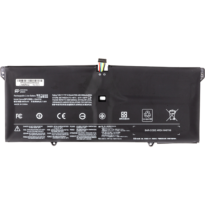 Акумулятор для ноутбуків POWERPLANT для LENOVO Yoga 920 (L16M4P60) 7.68V 8860mAh
