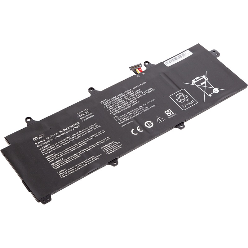 Аккумулятор POWERPLANT для ASUS ROG Zephyrus C41N1712 15.2V 3000mAh (NB431908) Тип совместимый