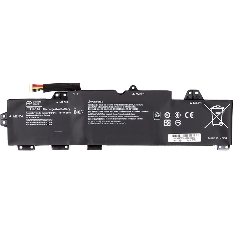 Аккумулятор POWERPLANT для HP EliteBook 850 G5 TT03XL 11.55V 4850mAh (NB462131)