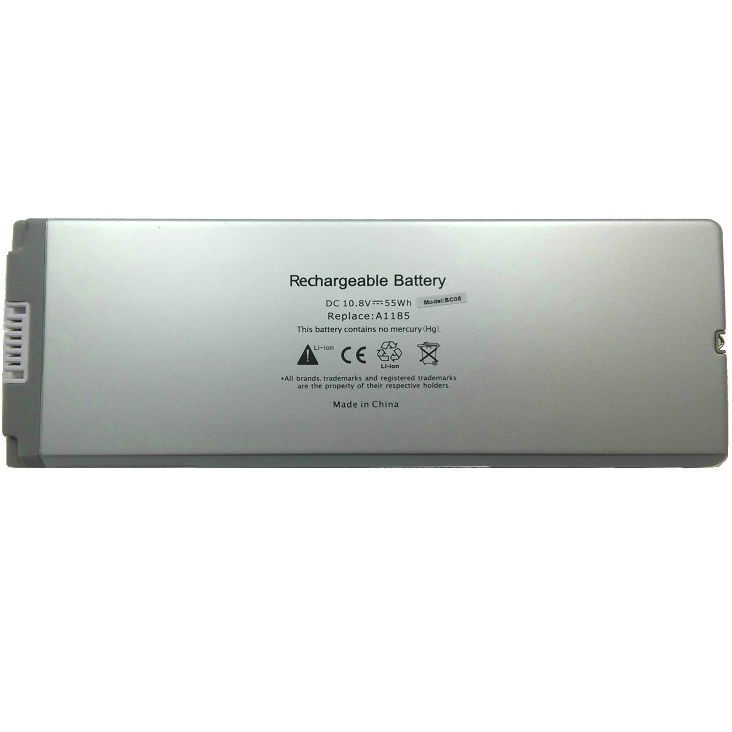 

Аккумулятор POWERPLANT для ноутбука MacBook 13" White A1185 10.8V 5200mAh (NB00000071), MacBook 13" White A1185 10.8V 5200mAh