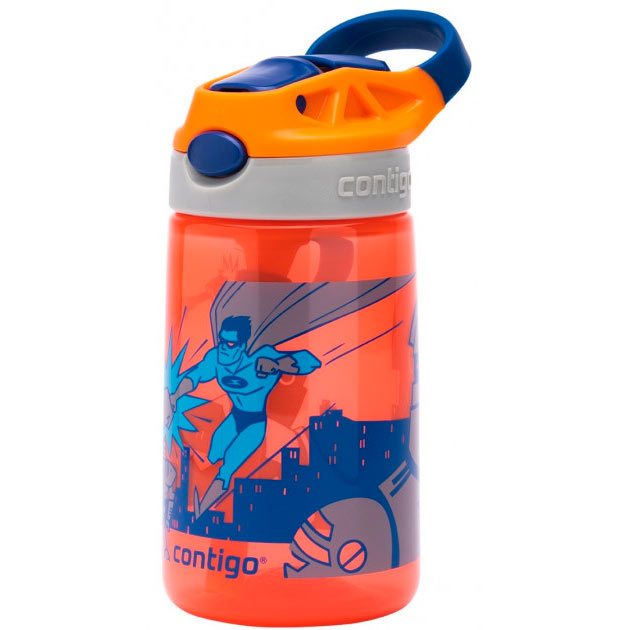 Пляшка для води CONTIGO Gizmo Flip 0.42 л Orange (06800391) Об'єм 420