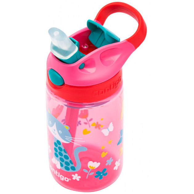 Пляшка для води CONTIGO Gizmo Flip 0.42 л Pink (2116113) Матеріал кришки пластик