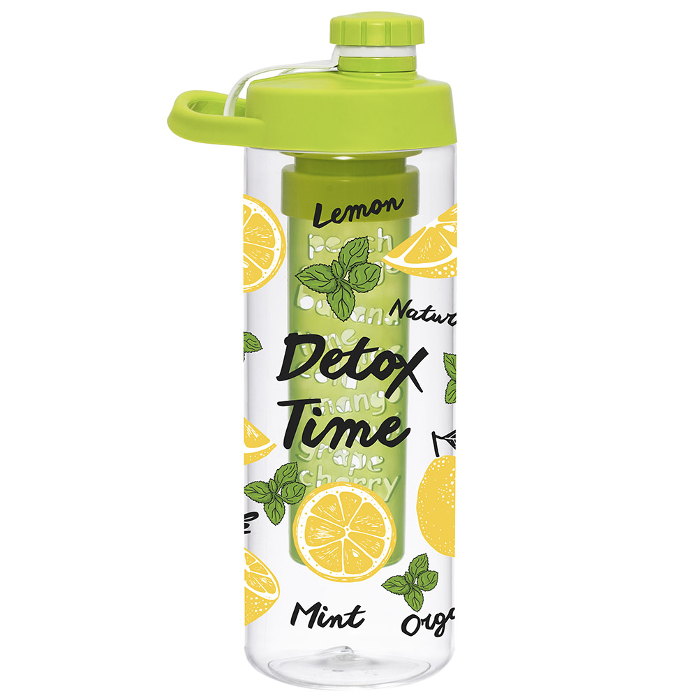 

Бутылка для воды HEREVIN Lemon-Detox Twist 650 мл (161568-001), Lemon-Detox Twist