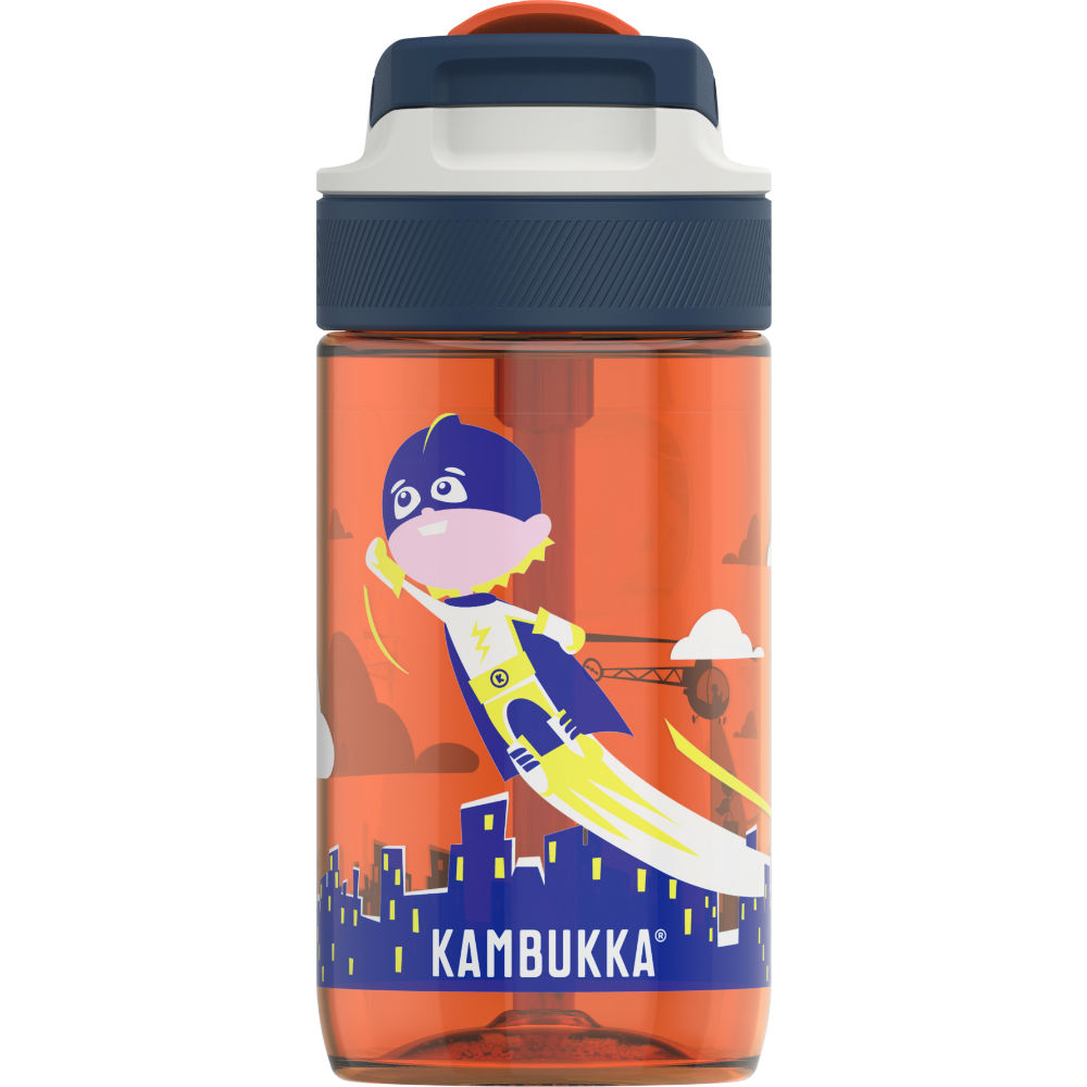 Пляшка для води Kambukka Lagoon 400 мл Flying Superboy Orange (11-04019) Об'єм 400