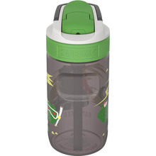 Пляшка для води KAMBUKKA 400 мл Lagoon Kids Crazy Crocodile Gray (11-04040)