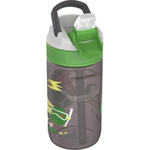 Пляшка для води KAMBUKKA 400 мл Lagoon Kids Crazy Crocodile Gray (11-04040)