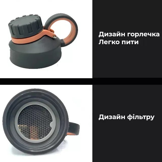Внешний вид Бутылка для воды CASNO 1 л Black (KXN-1236_Black)