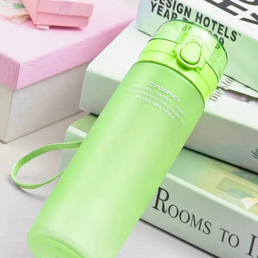 Бутылка для воды CASNO 650 мл Green (KXN-1157_Green) Материал бутылки пластик