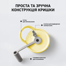 Пляшка для води BUYDEEM Portable Glass Straw Bottle 500мл Mellow Yellow (CD1017-MY)