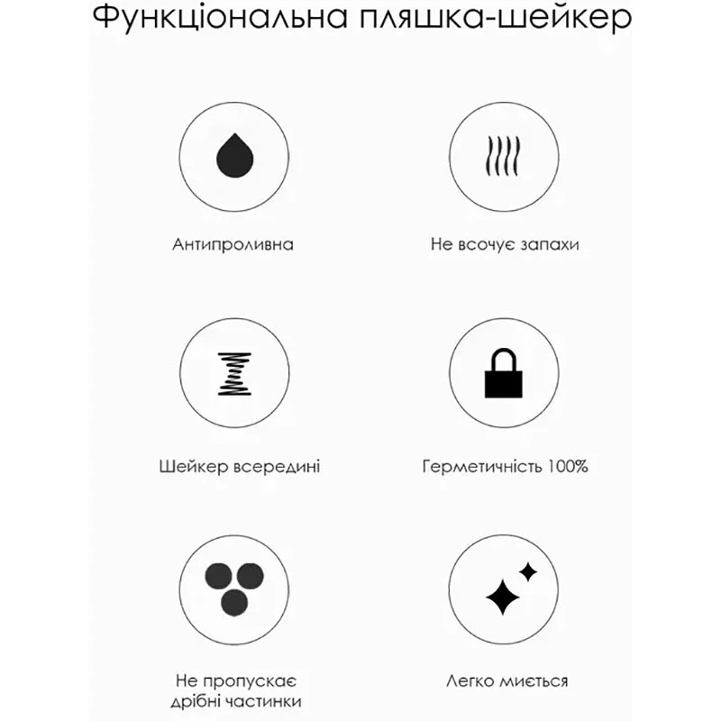 Пляшка-шейкер OYEET (S2_RED) Об'єм 700