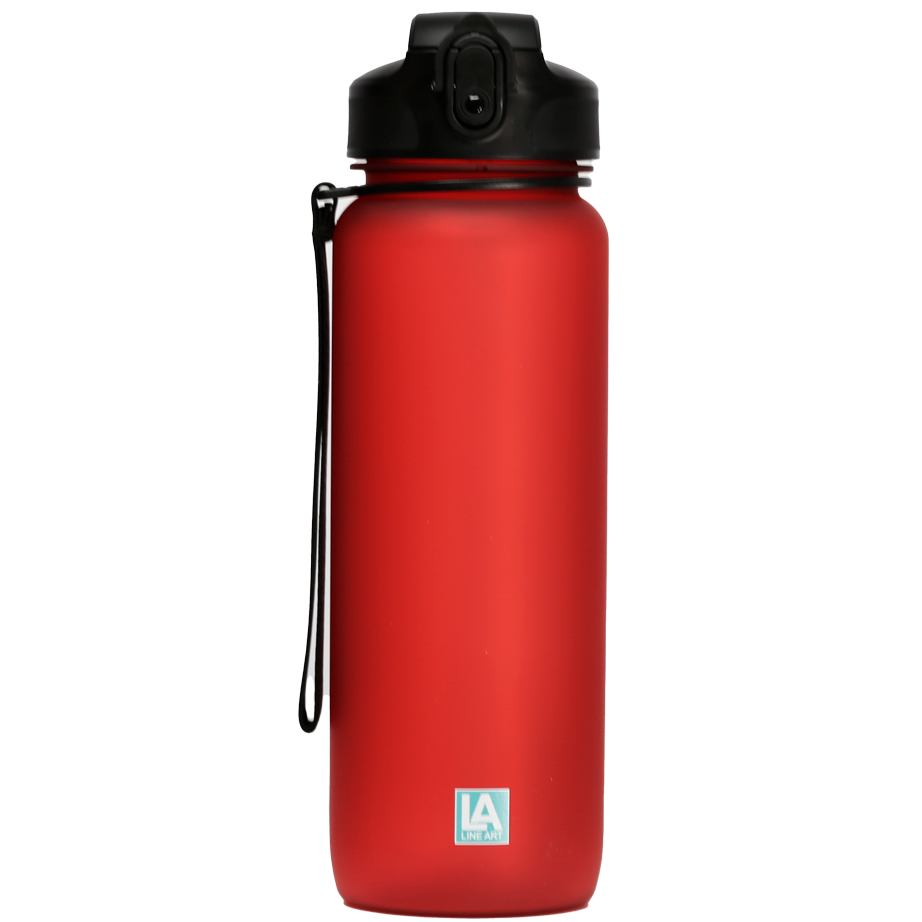 Бутылка для воды LINE ART Grassa 800 мл Red (60014318LA-02) Объем 800