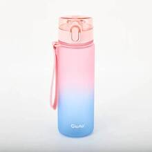 Пляшка для води GUSTO STEP 450мол Pink (GT-699008-450)