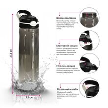 Пляшка для води LINE ARTSanta Rosa 750 мл (60013718LA-04)