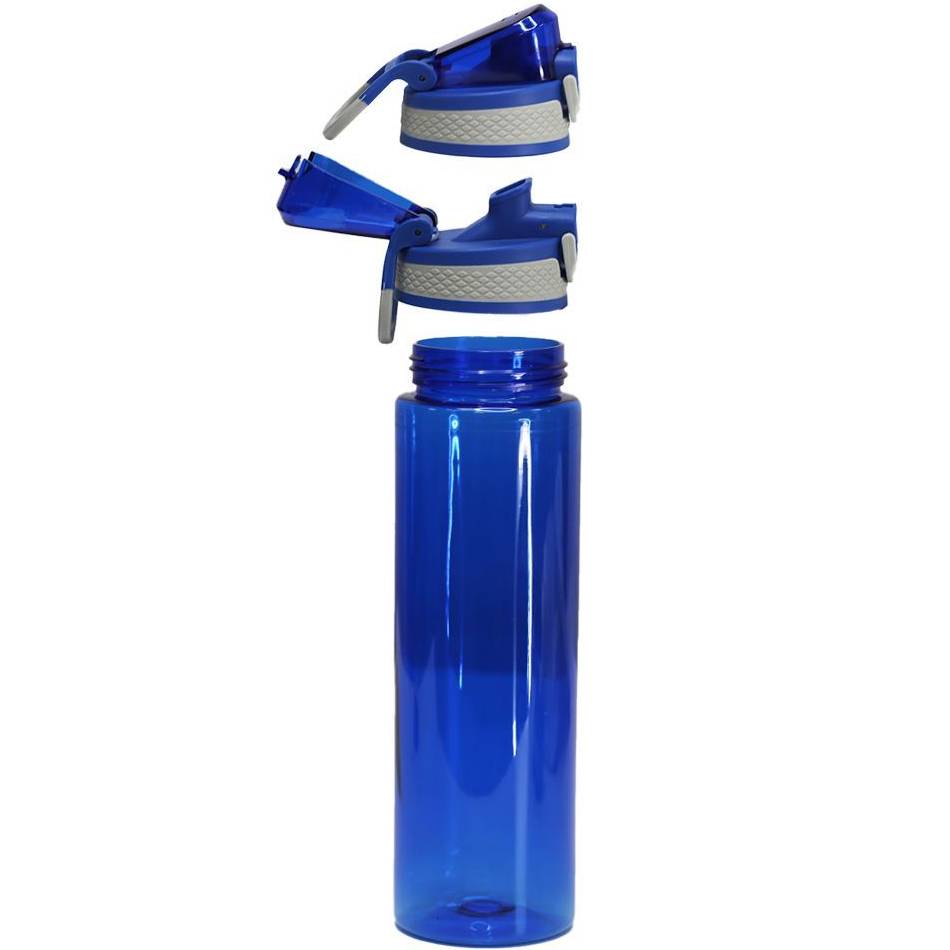 Пляшка для води LINE ART Rosario 700 мл Blue (60013918LA-03) Матеріал пляшки тритан