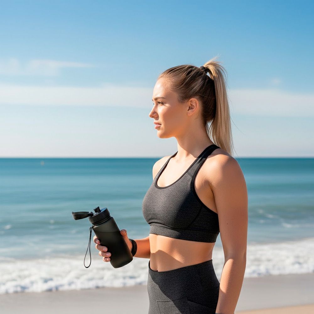 Зовнішній вигляд Пляшка для води LINE ART La Plata 600 мл Black (60014118LA-01)