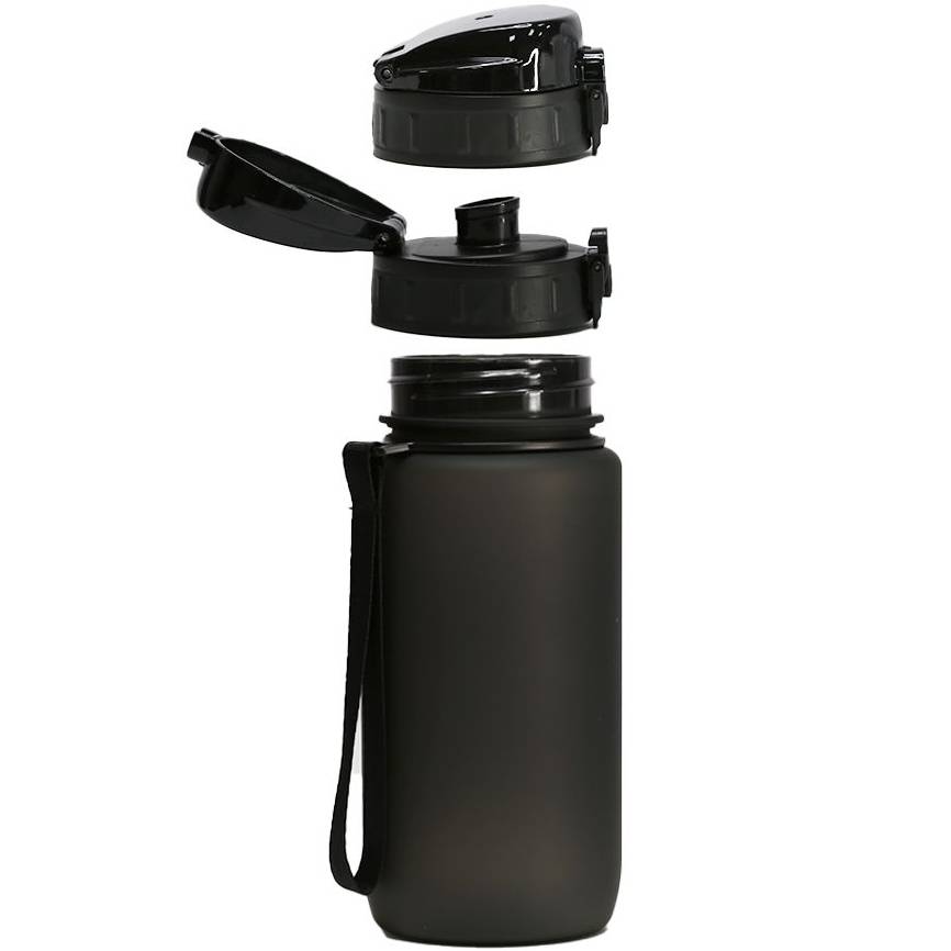 Пляшка для води LINE ART La Plata 600 мл Black (60014118LA-01) Матеріал кришки пластик