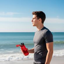 Пляшка для води LINE ART La Plata 600 мл Red (60014118LA-02)