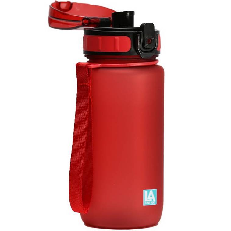 Пляшка для води LINE ART La Plata 600 мл Red (60014118LA-02) Об'єм 600