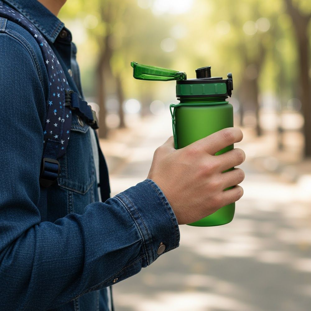 Зовнішній вигляд Пляшка для води LINE ART La Plata 600 мл Green (60014118LA-04)