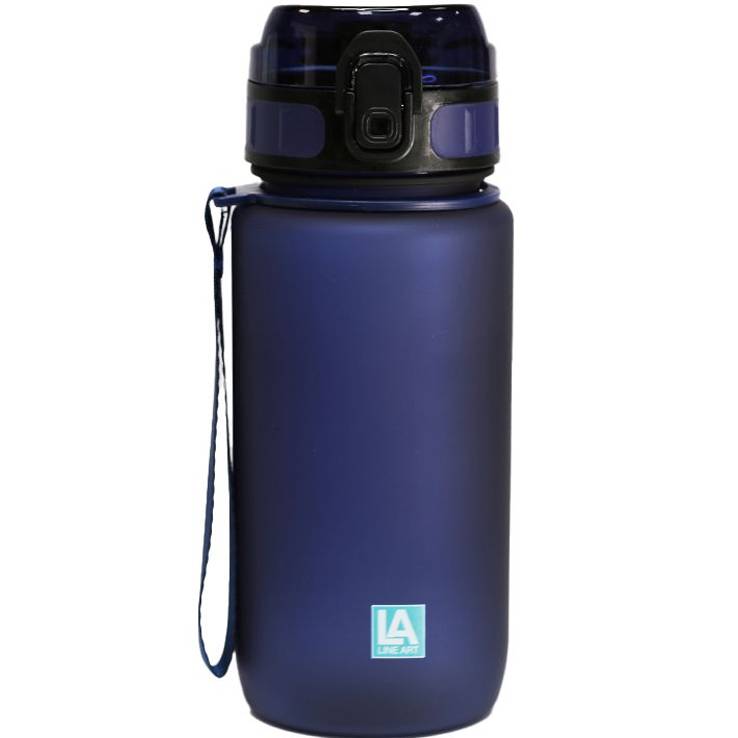 Пляшка для води LINE ART La Plata 600 мл Dark Blue (60014118LA-44) Тип спортивна
