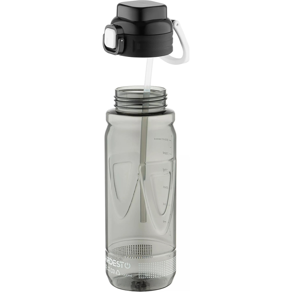 Бутылка для воды ARDESTO Sport 1000мл Black (AR2210EG) Материал бутылки пластик