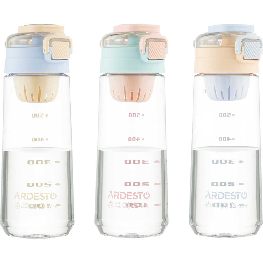 Фото Бутылка для воды ARDESTO Duo 720мл Pink/Purple (AR2272DO)