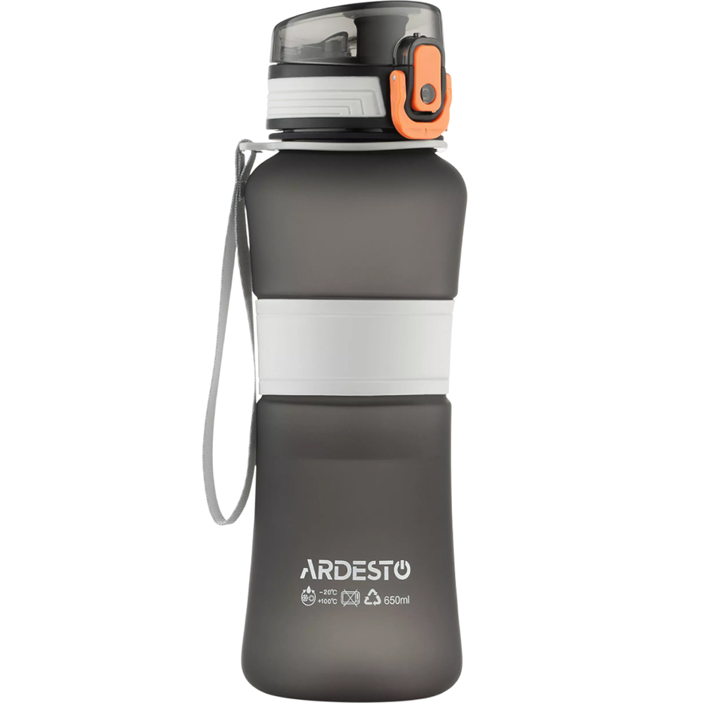 Бутылка для воды ARDESTO Balance 650 мл Black (AR2265BL)