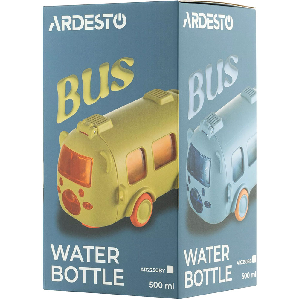 Покупка Бутылка для воды ARDESTO Bear Bus 500 мл Yellow (AR2250BY)