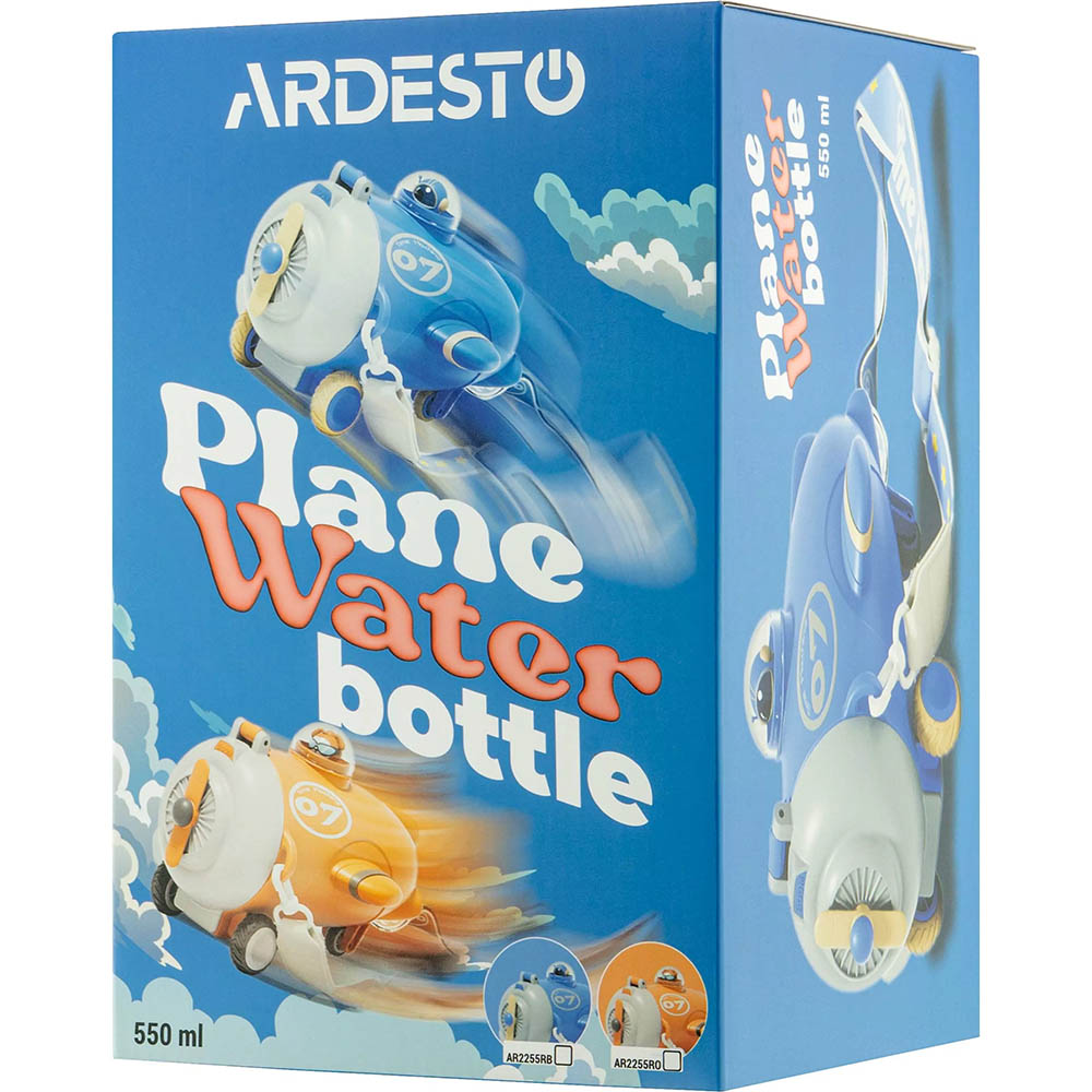 Заказать Бутылка для воды ARDESTO Plane 550 мл Blue (AR2255RB)