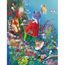 Книга А-БА-БА-ГА-ЛА-МА-ГА Марійка Луговик Вовченятко, яке запливло далеко в море 2007 (9789667047252)