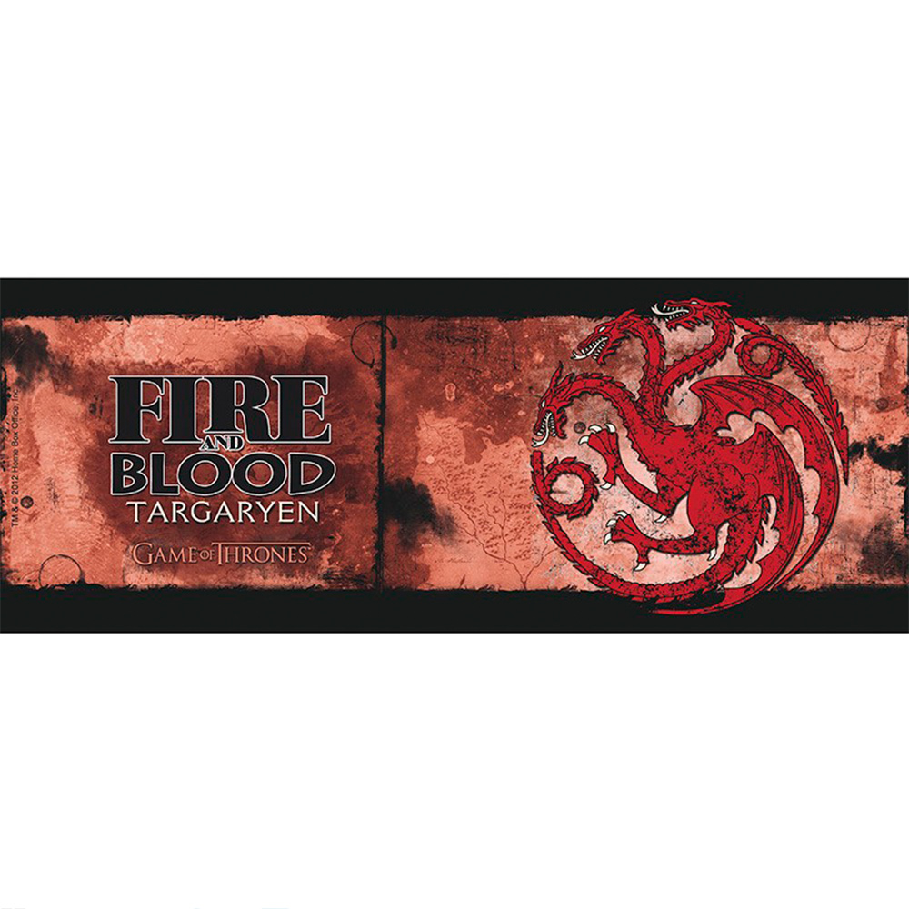 Кухоль ABYSTYLE GAME OF THRONES Fire and blood Targaryen 460 мл (ABYMUG066) Матеріал Кераміка